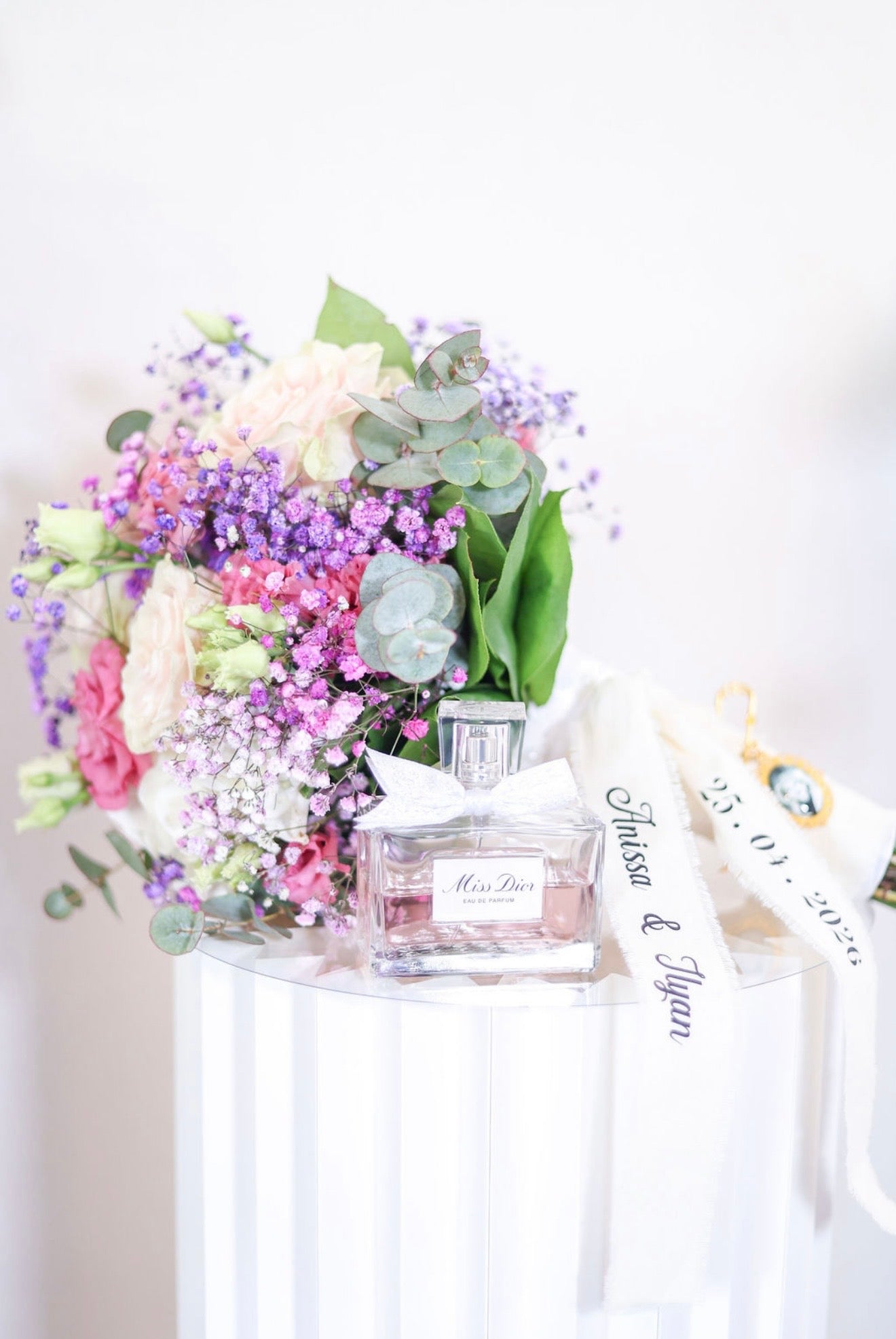 IMANE « Ruban bouquet en Lin »