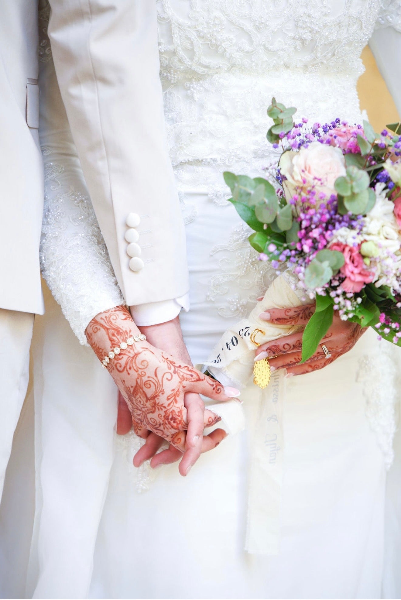 IMANE « Ruban bouquet en Lin »