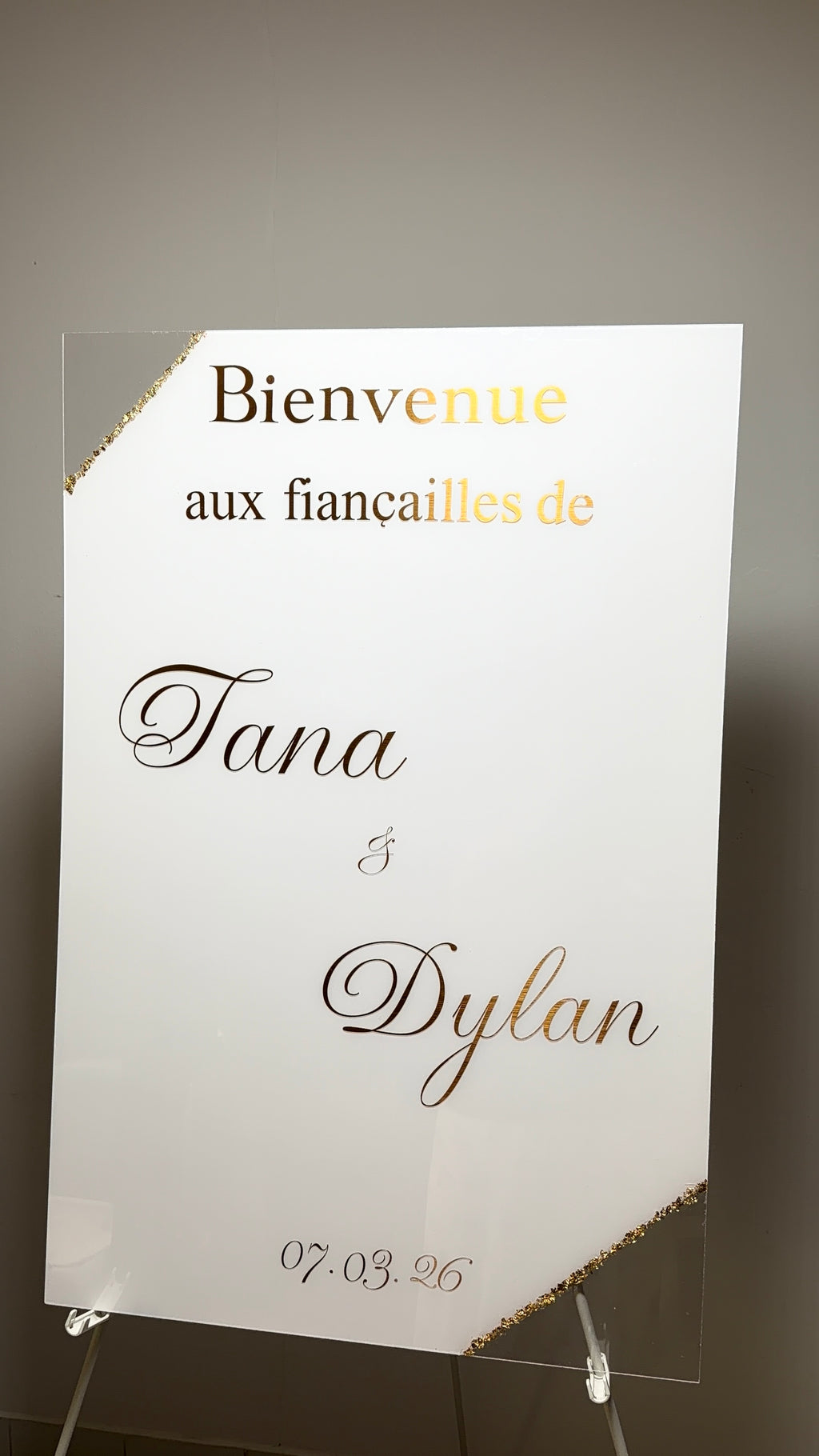 ASLAN « Panneau de bienvenue en plexi »