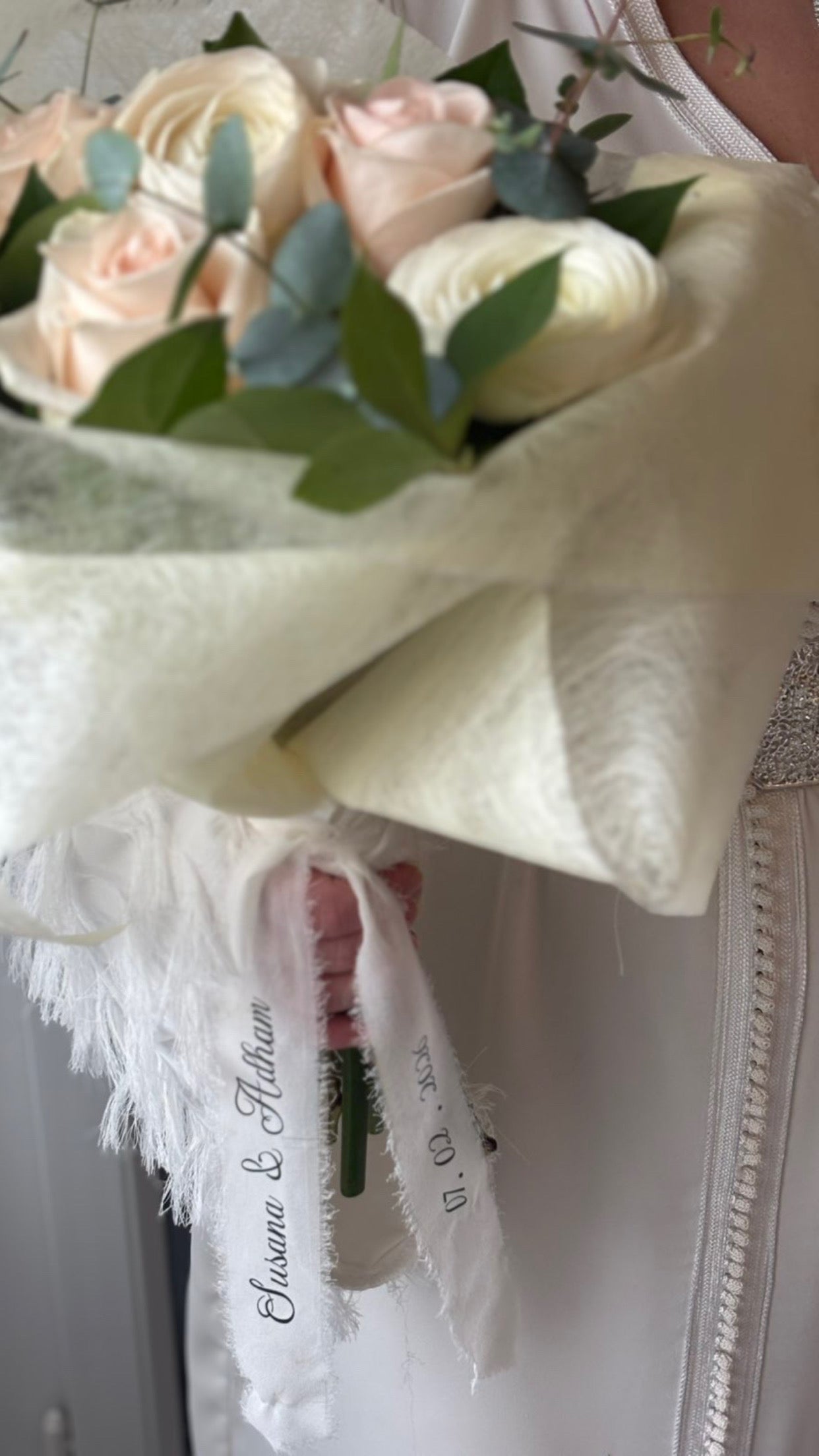 EMMA « Ruban bouquet en mousseline »